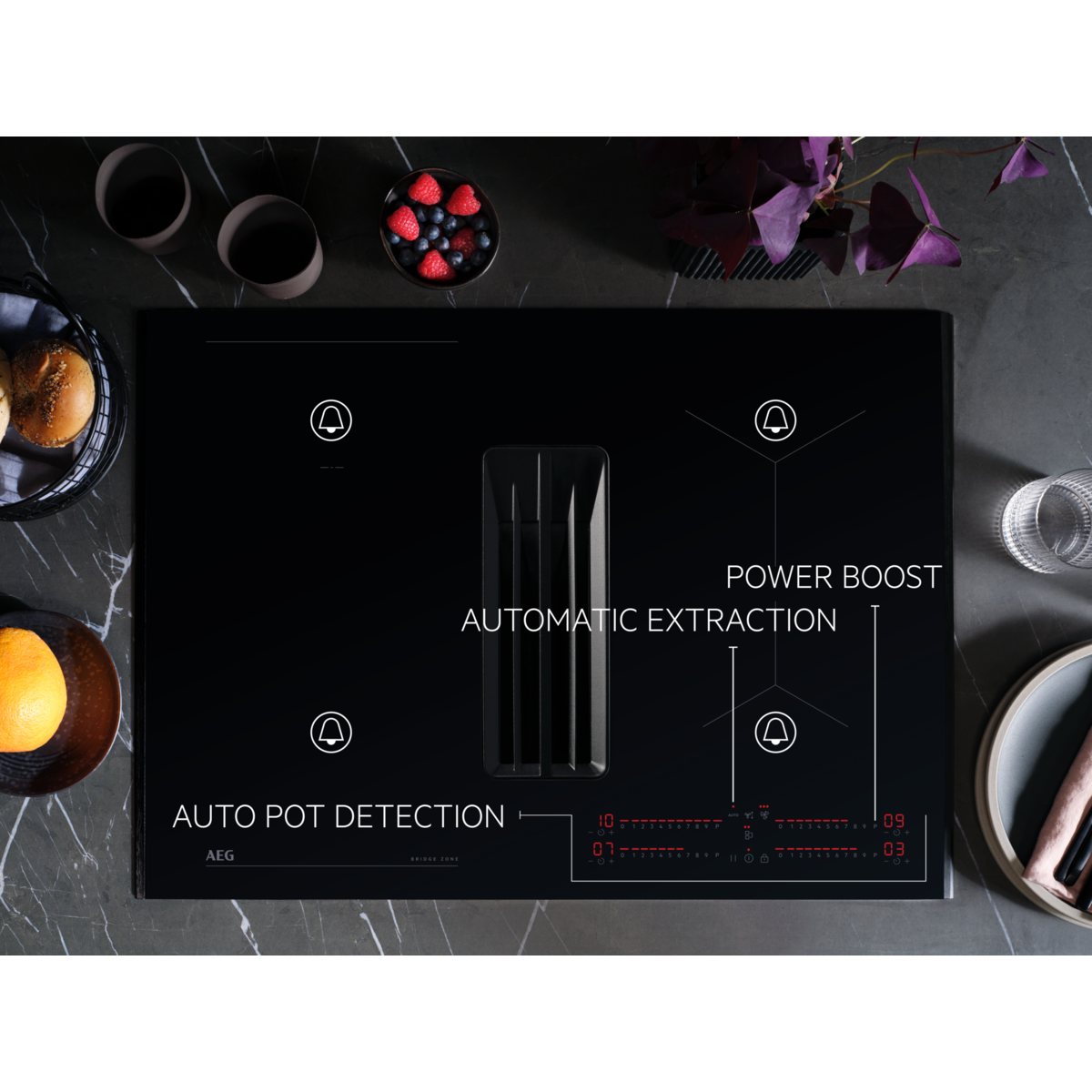 AEG - Hota incorporata in plita - NCH74B01CB